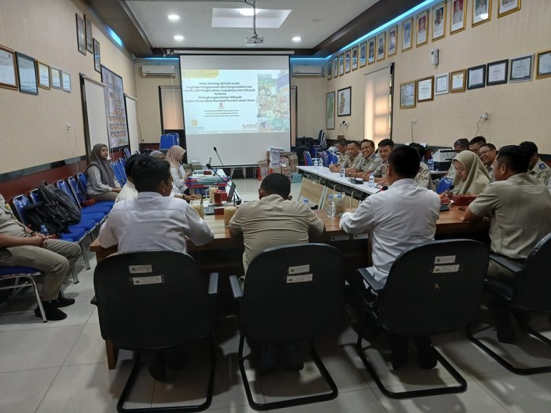 Kantor Pertanahan Kabupaten Lamongan menjadi tuan rumah untuk mengadakan entry meeting sebagai bagian dari proses uji petik